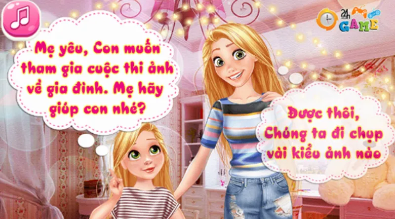 game thơi trang mẹ và bé