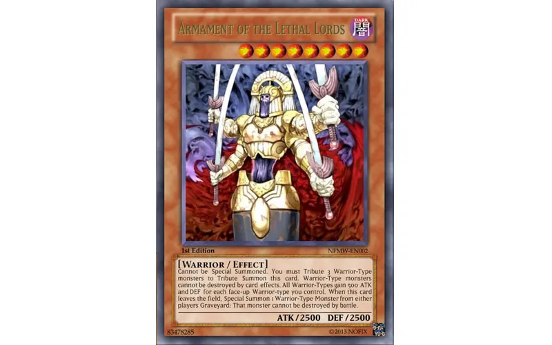 la-bai-yugioh-dat-nhat-armament-of-the-lethal-lords