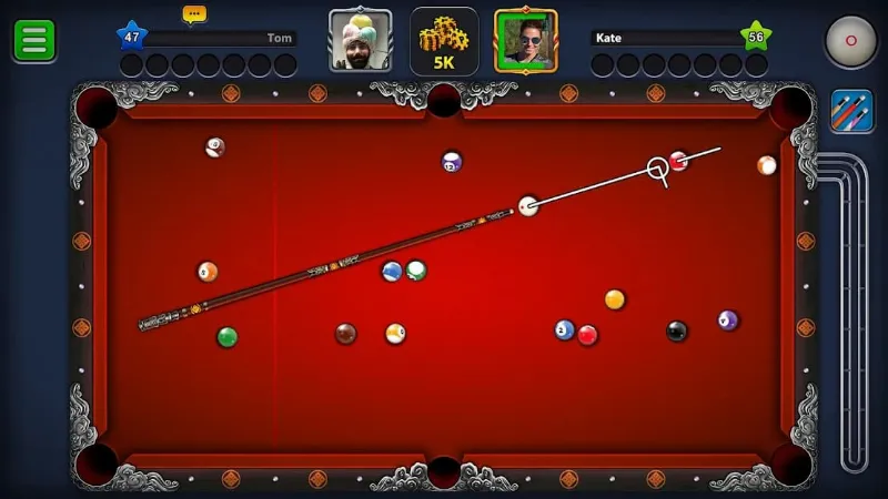 8 ball pool mod đường kẻ dài