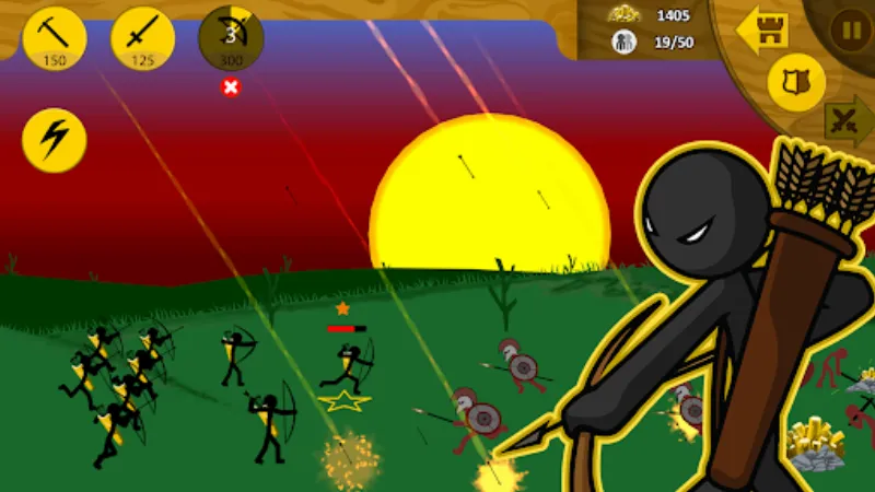 Ảnh chụp màn hình Stick War: Legacy với hack tiền