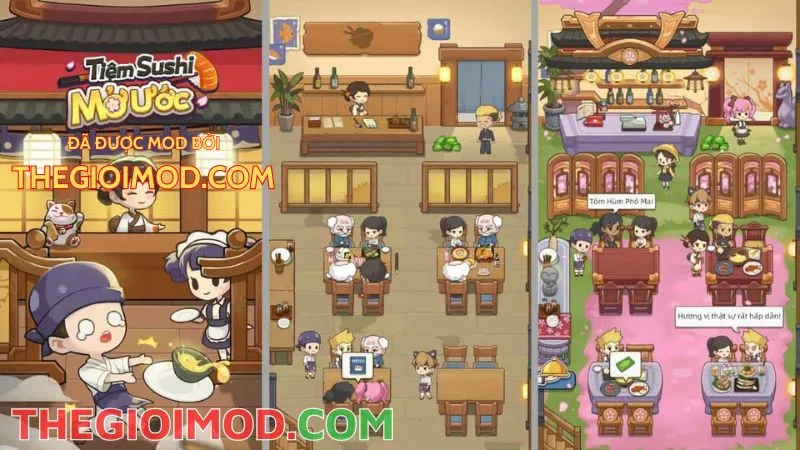 Tiệm Sushi Mơ Ước MOD APK: Vô Hạn Tiền